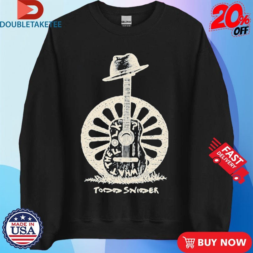Official Todd Snider What The Folk Guitar Hat Shirts
