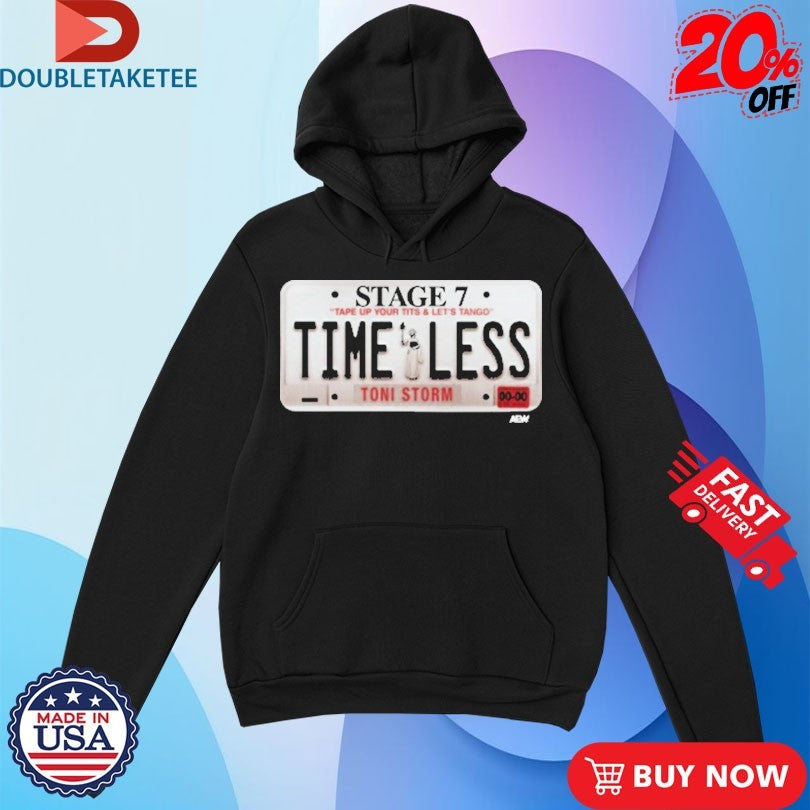 Official Toni Storm Timeless Tape Up Your Tits And Let’s Tango Stage 7 AEW Shirts