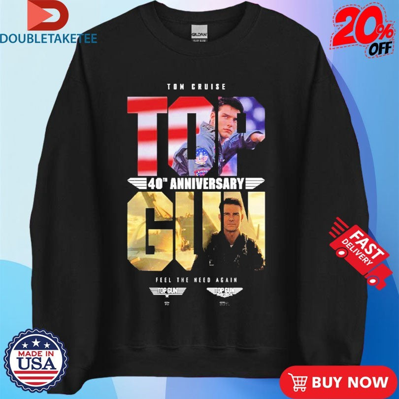 Gun Maverick Tom Cruise 40th Anniversary Back In Theatres For One Week Only May 13 2026 Shirts