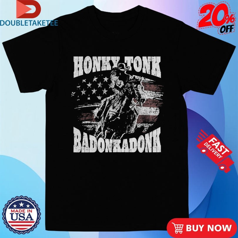 Official Trace Adkins Honky Tonk Badonkadonk Horse American Flag Shirts