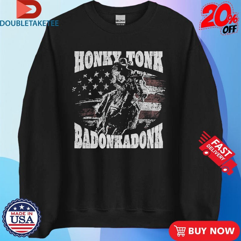 Official Trace Adkins Honky Tonk Badonkadonk Horse American Flag Shirts
