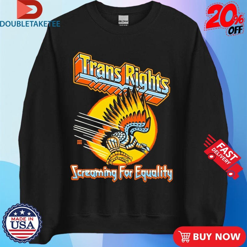 Official Trans Rights Screaming For Equality Shirts