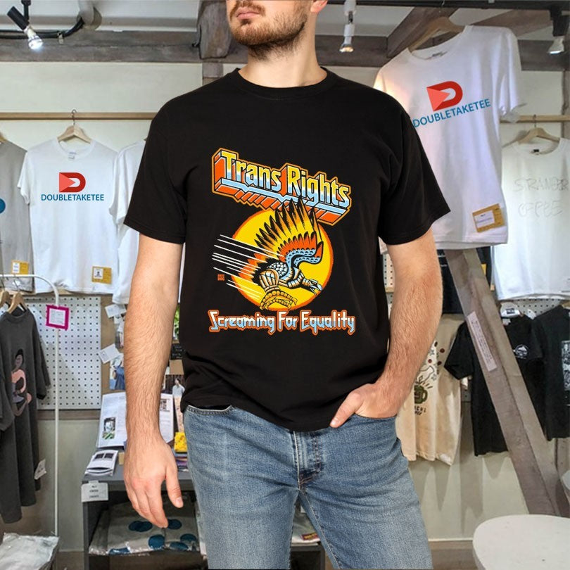 Official Trans Rights Screaming For Equality Shirts