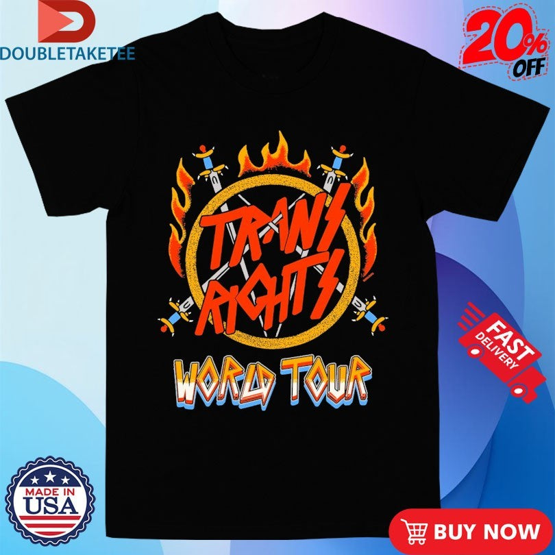 Official Trans Rights World Tour Swords Shirts
