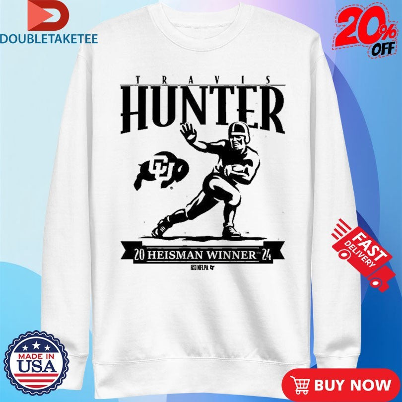 Official Travis Hunter Heisman Trophy Colorado Buffaloes Shirts