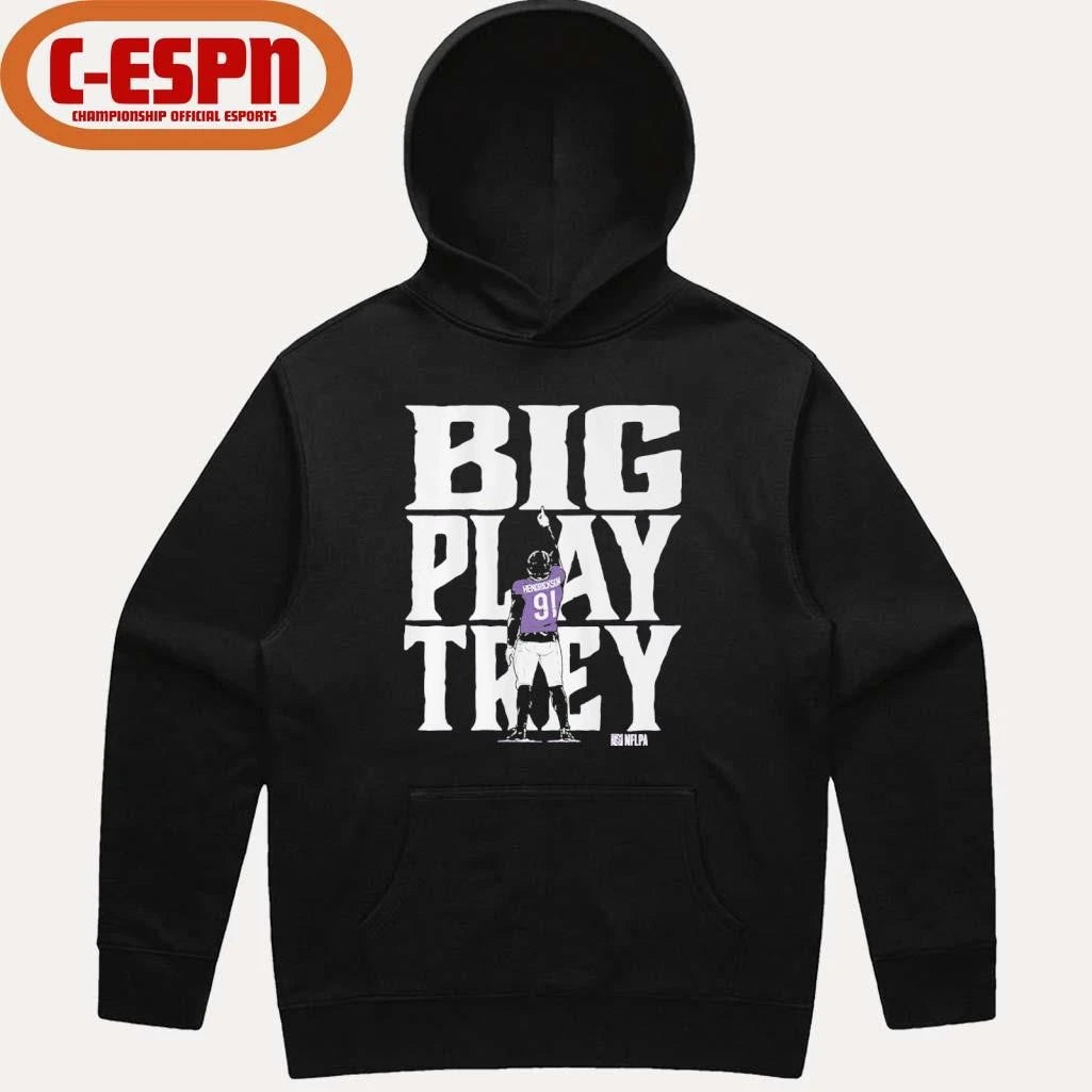 Official Trey Hendrickson Big Play Trey Baltimore Shirt