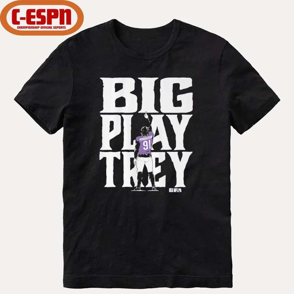 Official Trey Hendrickson Big Play Trey Baltimore Shirt