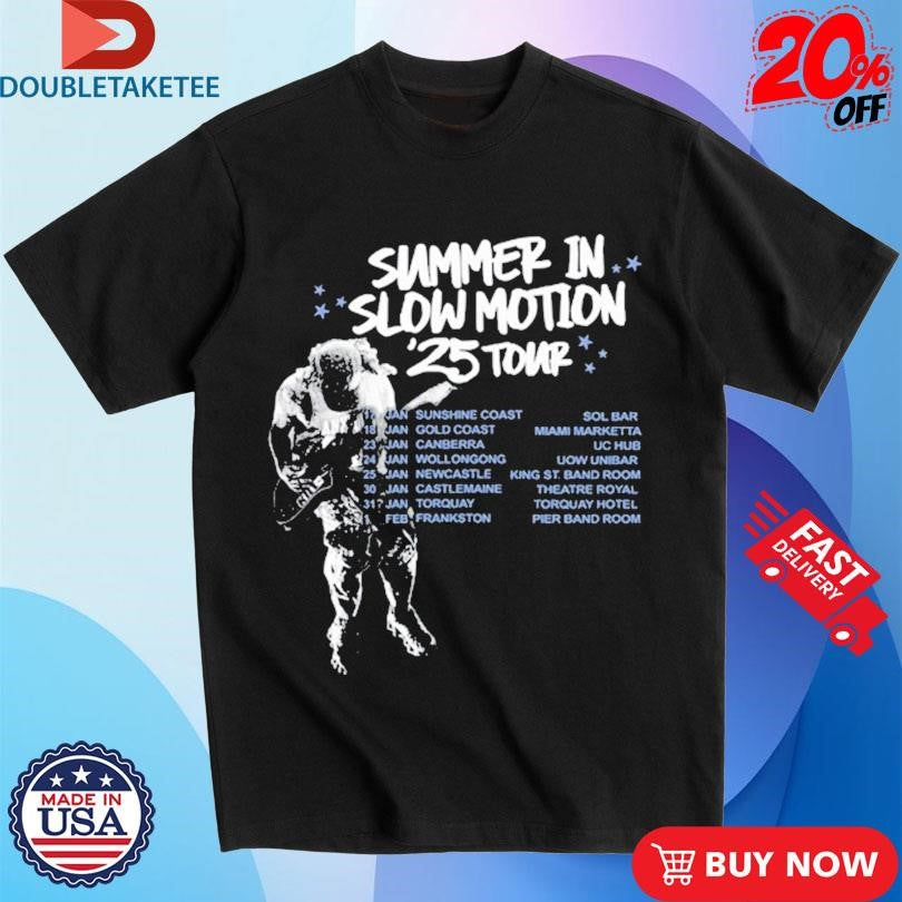 Official Trophy Eyes Summer In Slow Motion Regional 2025 Tour Shirts
