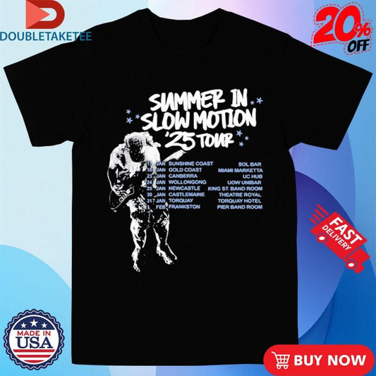 Official Trophy Eyes Summer In Slow Motion Regional 2025 Tour Shirts