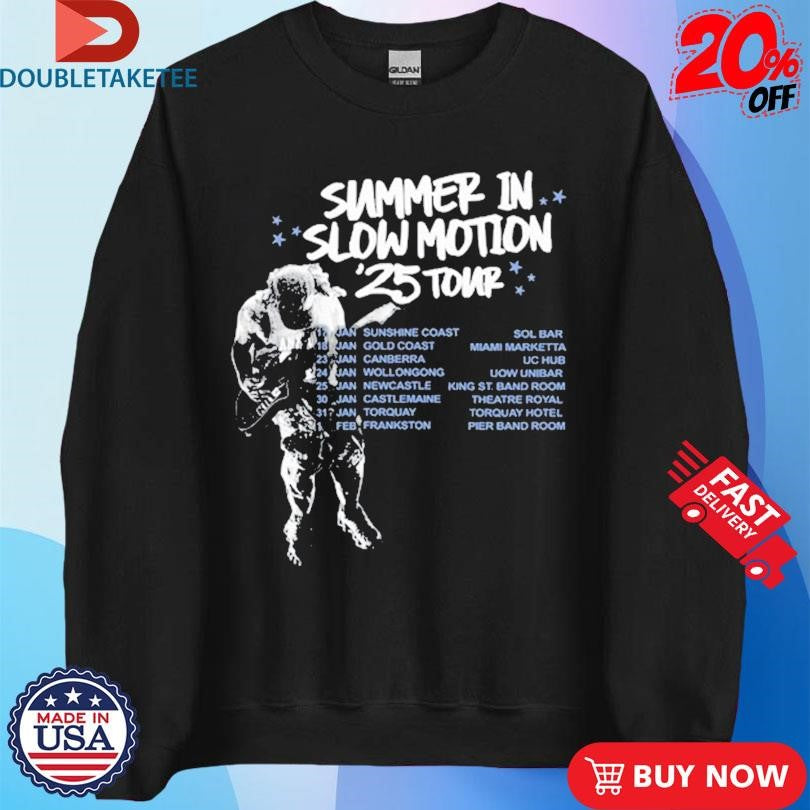 Official Trophy Eyes Summer In Slow Motion Regional 2025 Tour Shirts
