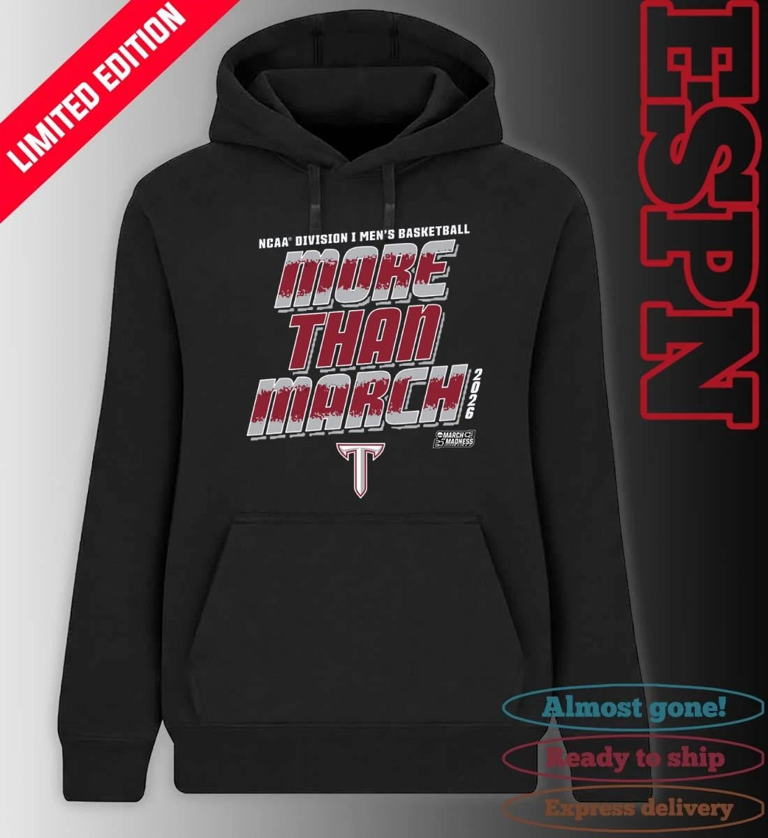 Official Troy University Men’s Basketball More Than March 2026 Shirt