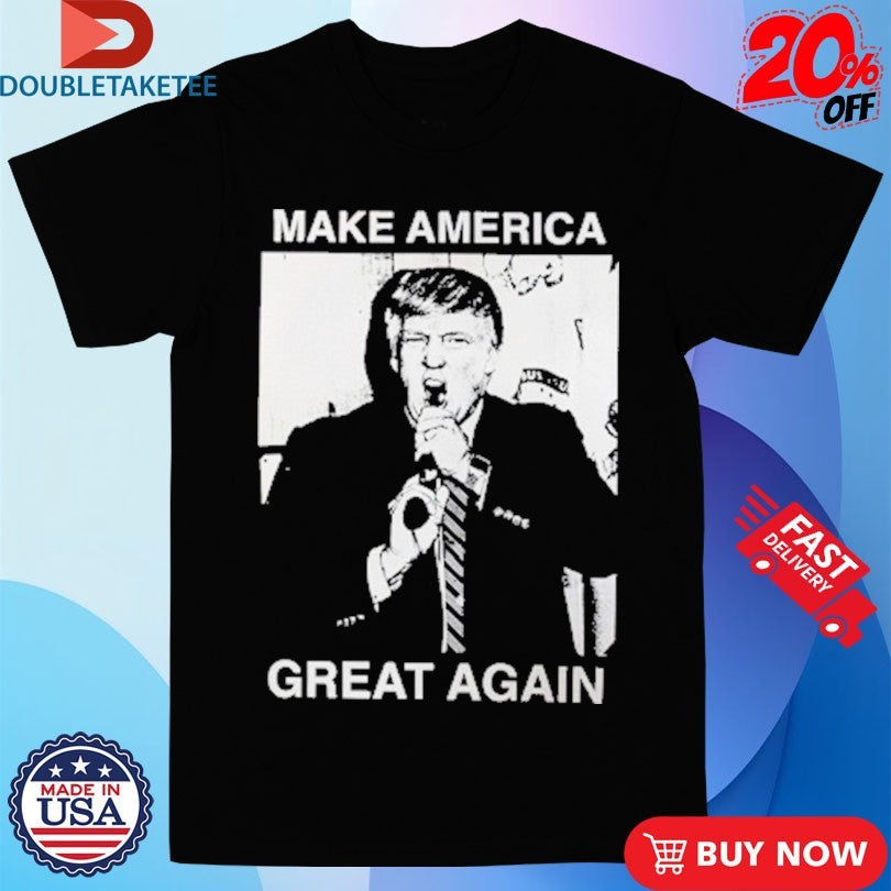 Official Trump Make America Great Again Gun In Mouth Shirts