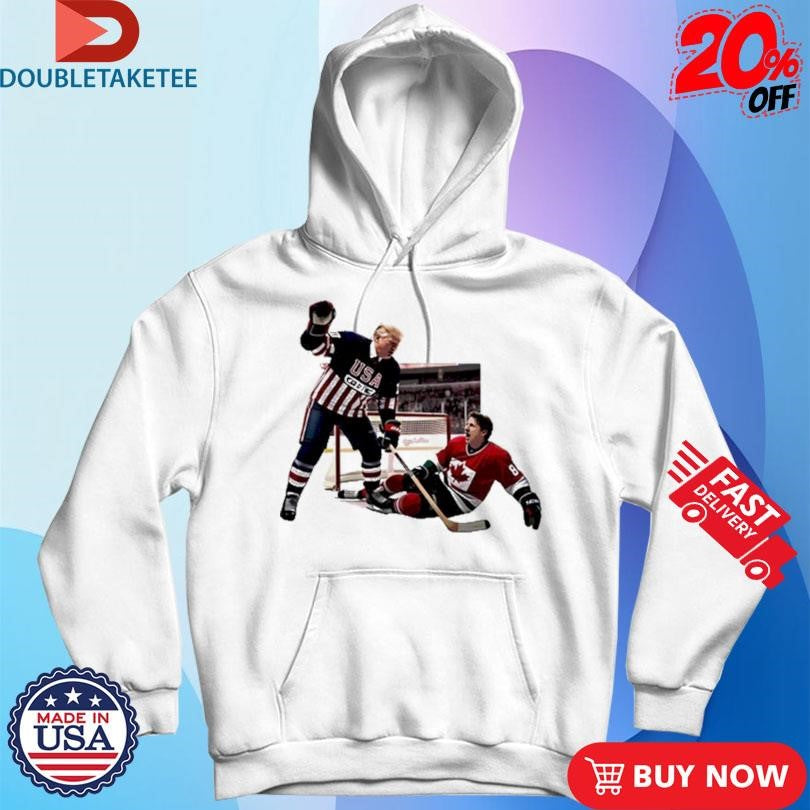 Official Trump USA Vs Canda Hockey T-shirts