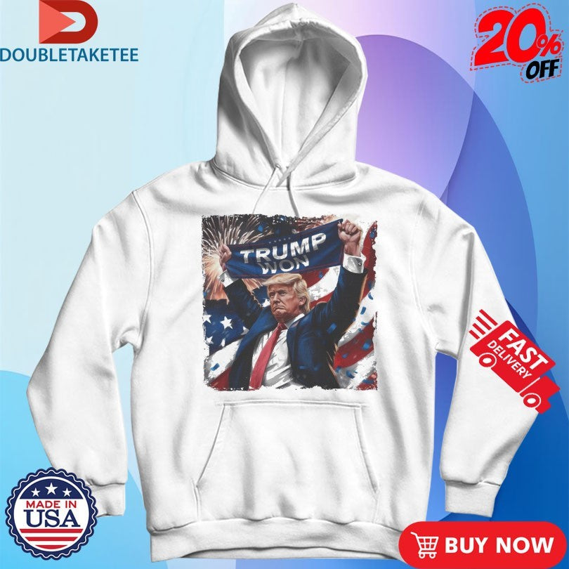 Official Trump Won Patriotic Celebration Shirts