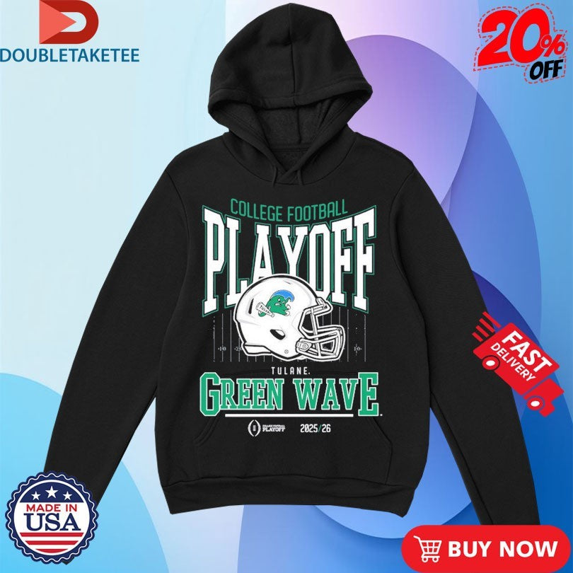 Official Tulane Green Wave 2025-26 College Football Playoff Bound Shirts