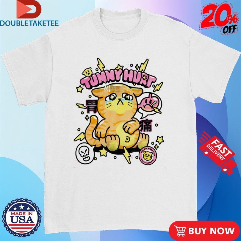 Tummy Hurts Cat Shirts