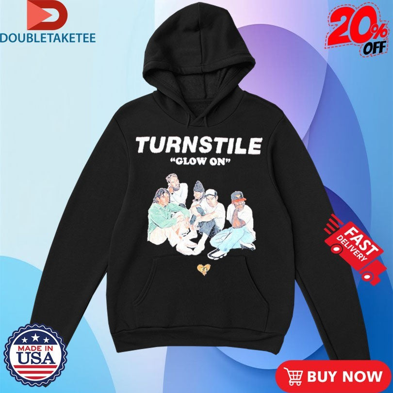 Official Turnstile Glow On Drawing Shirts
