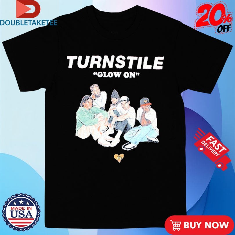 Official Turnstile Glow On Drawing Shirts
