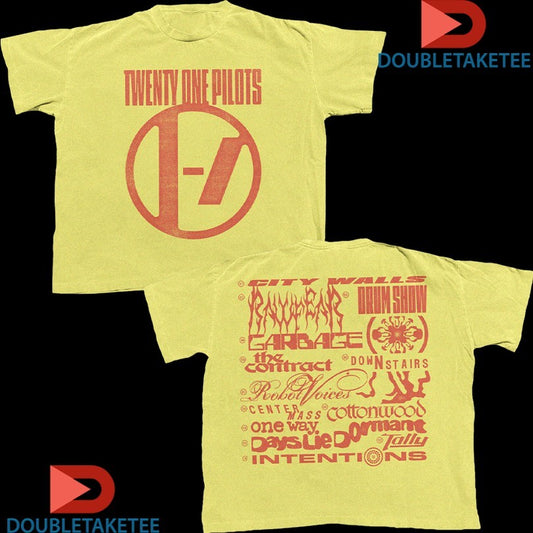Official Twenty One Pilots Breach Album Tracklist Shirts