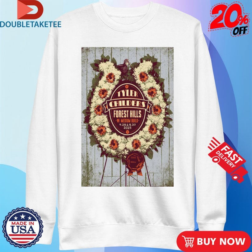 Official Tyler Childers September 29-30 2025 Forest Hills Event Horseshoe Shirts