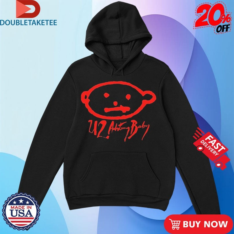 Official U2 Achtung Baby Logo Shirts