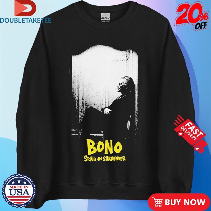 Official U2 Bono Stories Of Surrender Shirts
