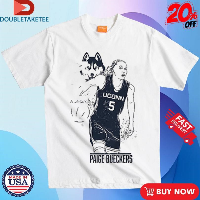 Official UConn Huskies Basketball Paige Bueckers Vertical Layer Shirts