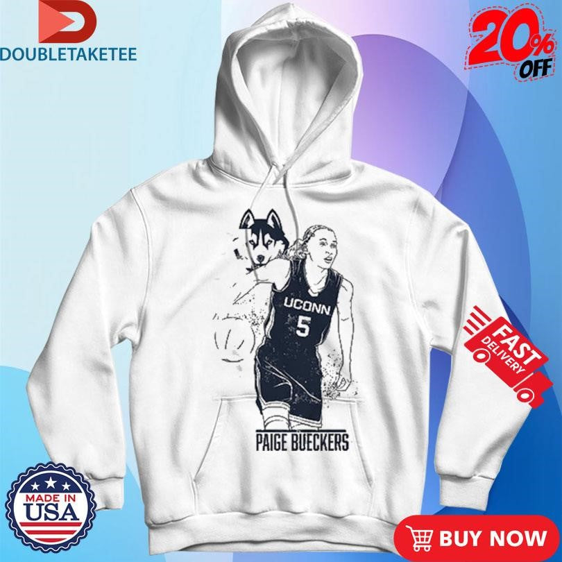 Official UConn Huskies Basketball Paige Bueckers Vertical Layer Shirts