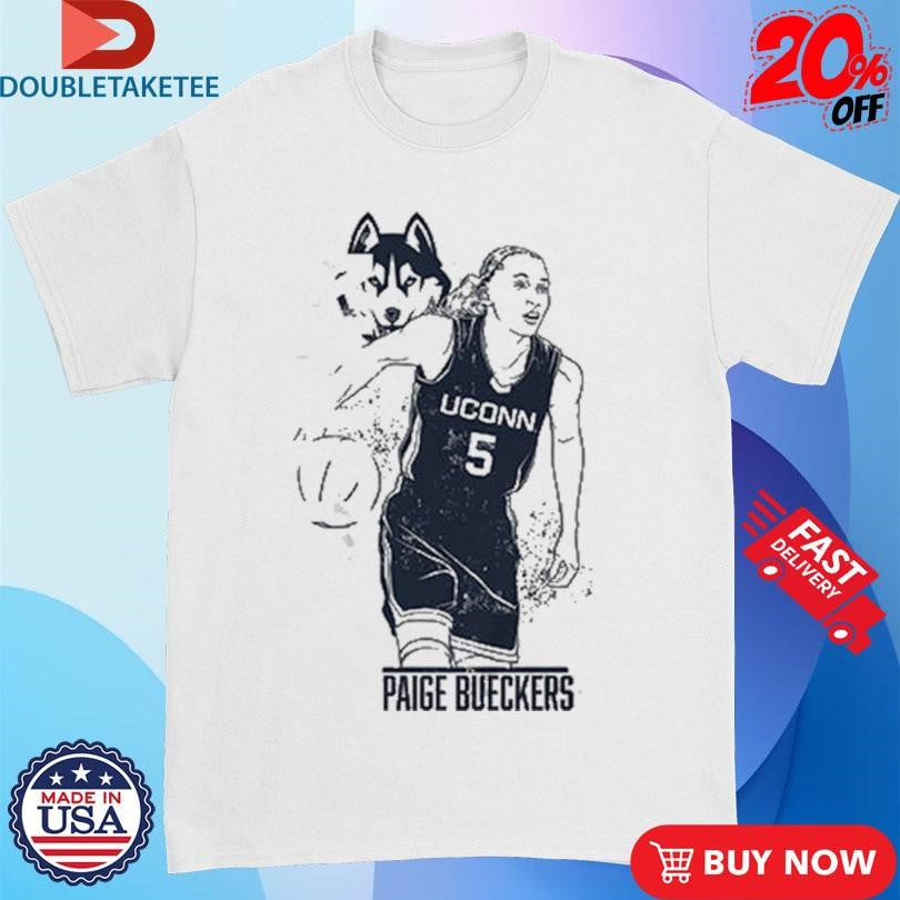 Official UConn Huskies Basketball Paige Bueckers Vertical Layer Shirts
