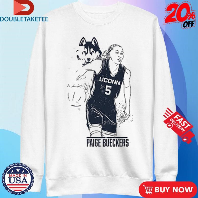 Official UConn Huskies Basketball Paige Bueckers Vertical Layer Shirts