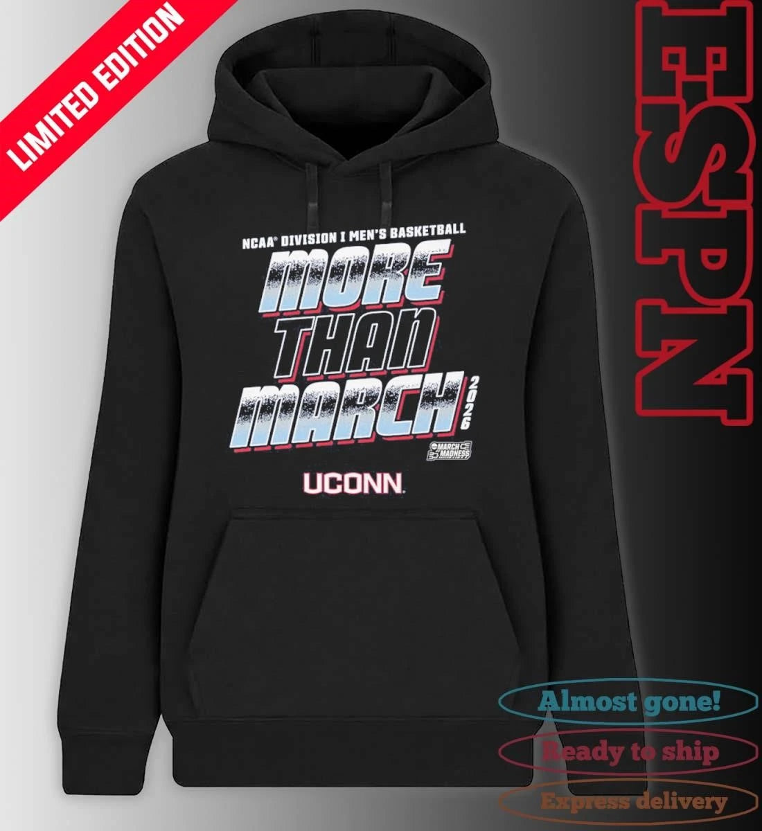 Official UConn Men’s Basketball More Than March 2026 Shirt