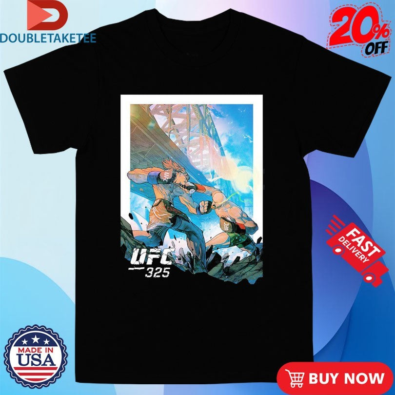 Official UFC 325 Volkanovski Vs Lopes 2 Series Comic Shirts