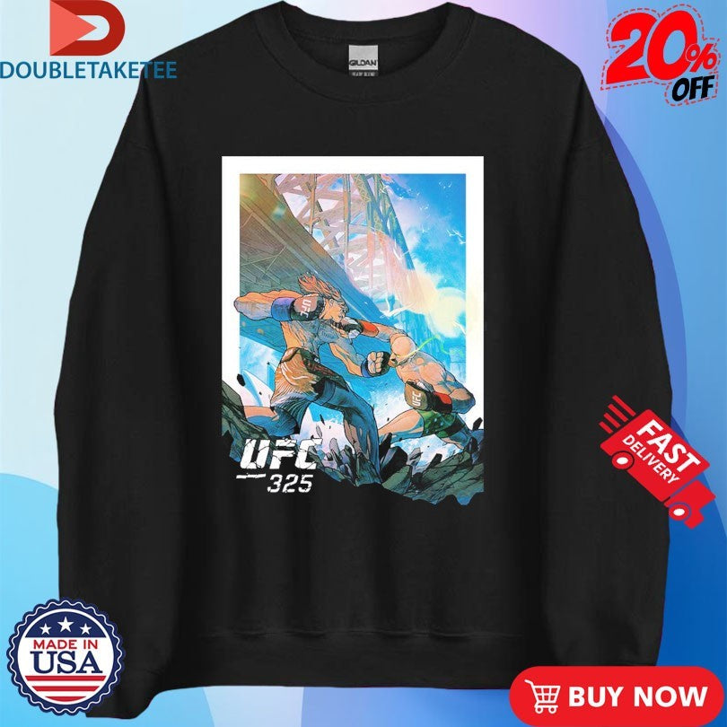 Official UFC 325 Volkanovski Vs Lopes 2 Series Comic Shirts