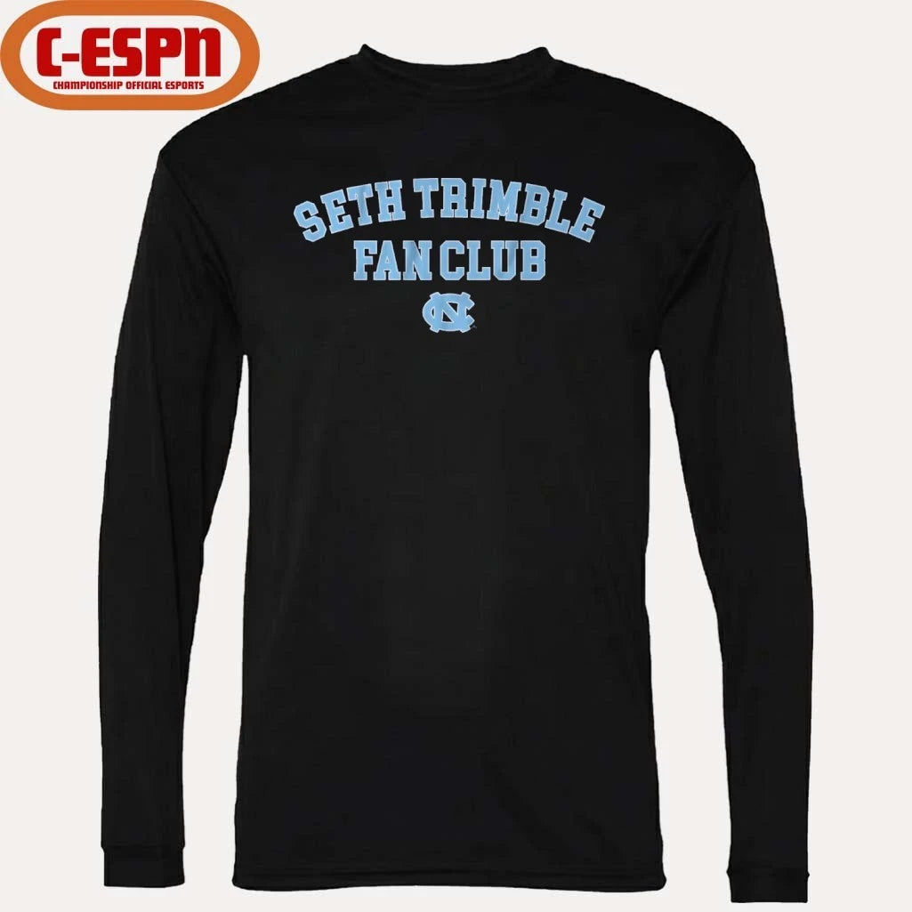 Official UNC Basketball Seth Trimble Fan Club Shirt