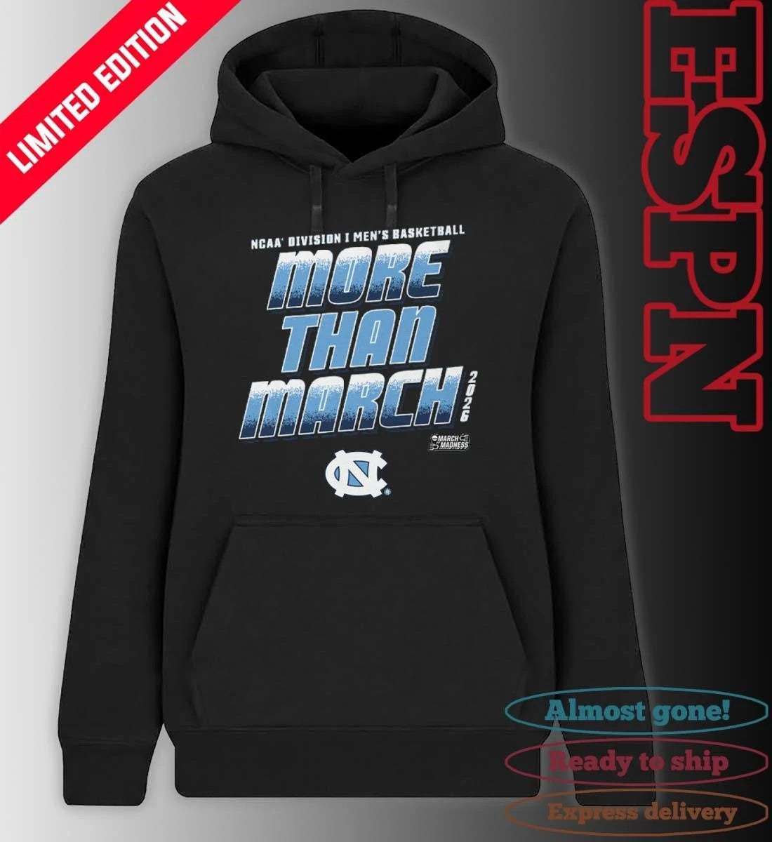 Official UNC Men’s Basketball More Than March 2026 Shirt