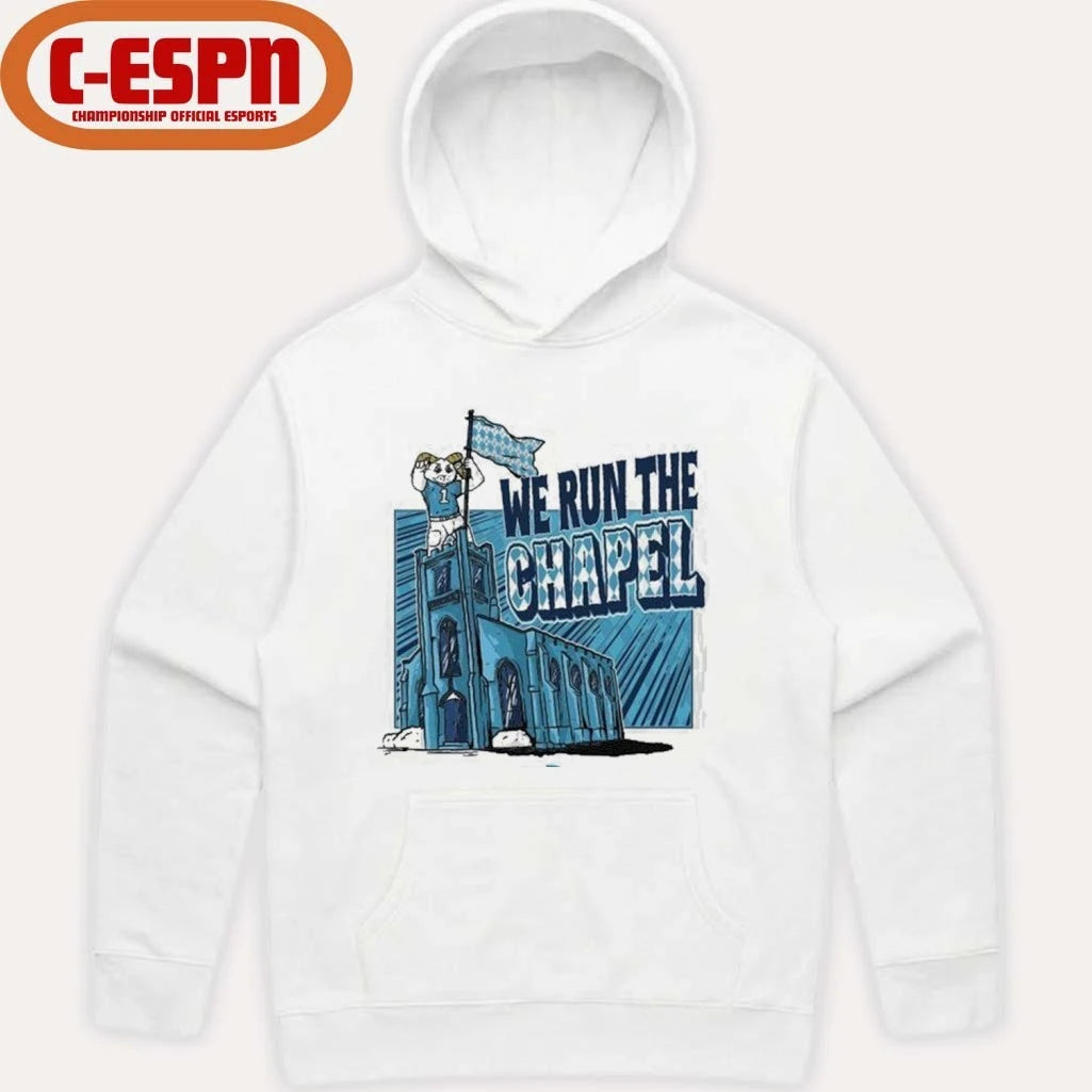 Official UNC Tar Heels Basketball We Run The Chapel Shirt