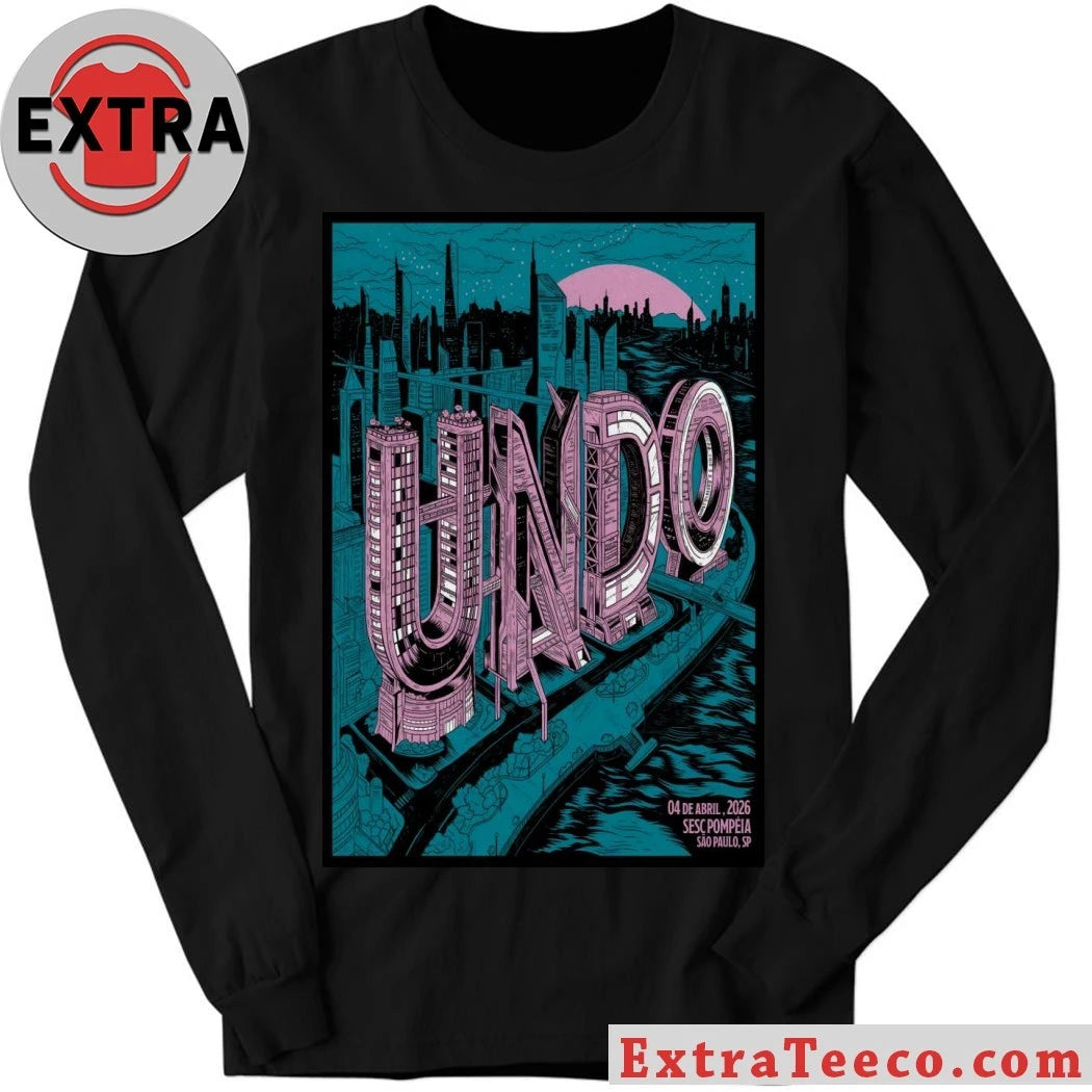 Official UNDO Sao Paulo Brazil April 4 2026 Poster Shirt