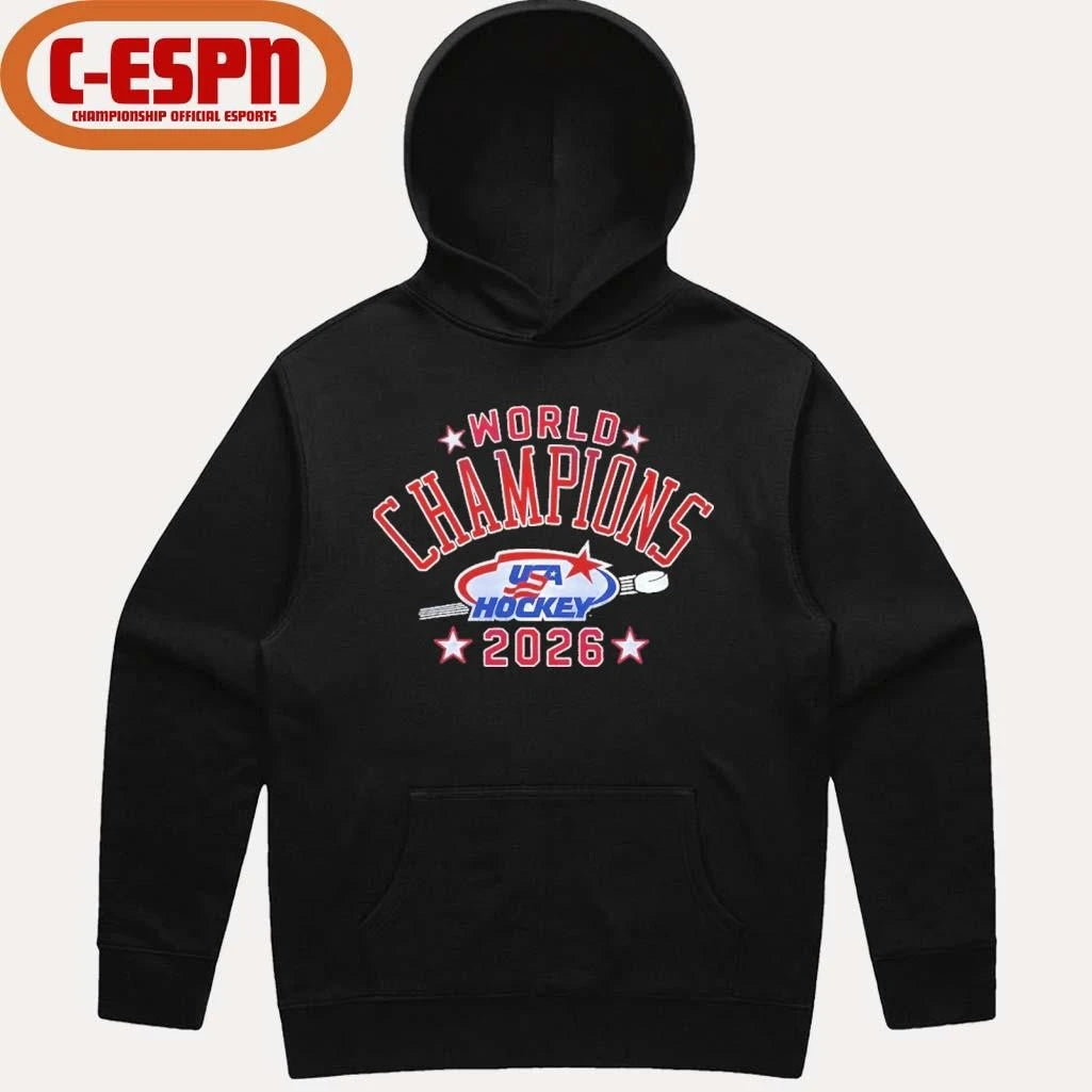 Official USA Hockey 2026 World Champions Shirt