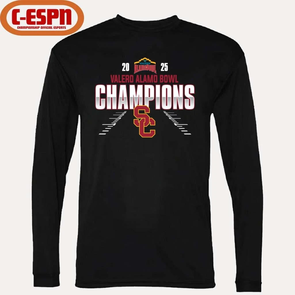 Official USC Trojans Valero Alamo Bowl Champions T-Shirt