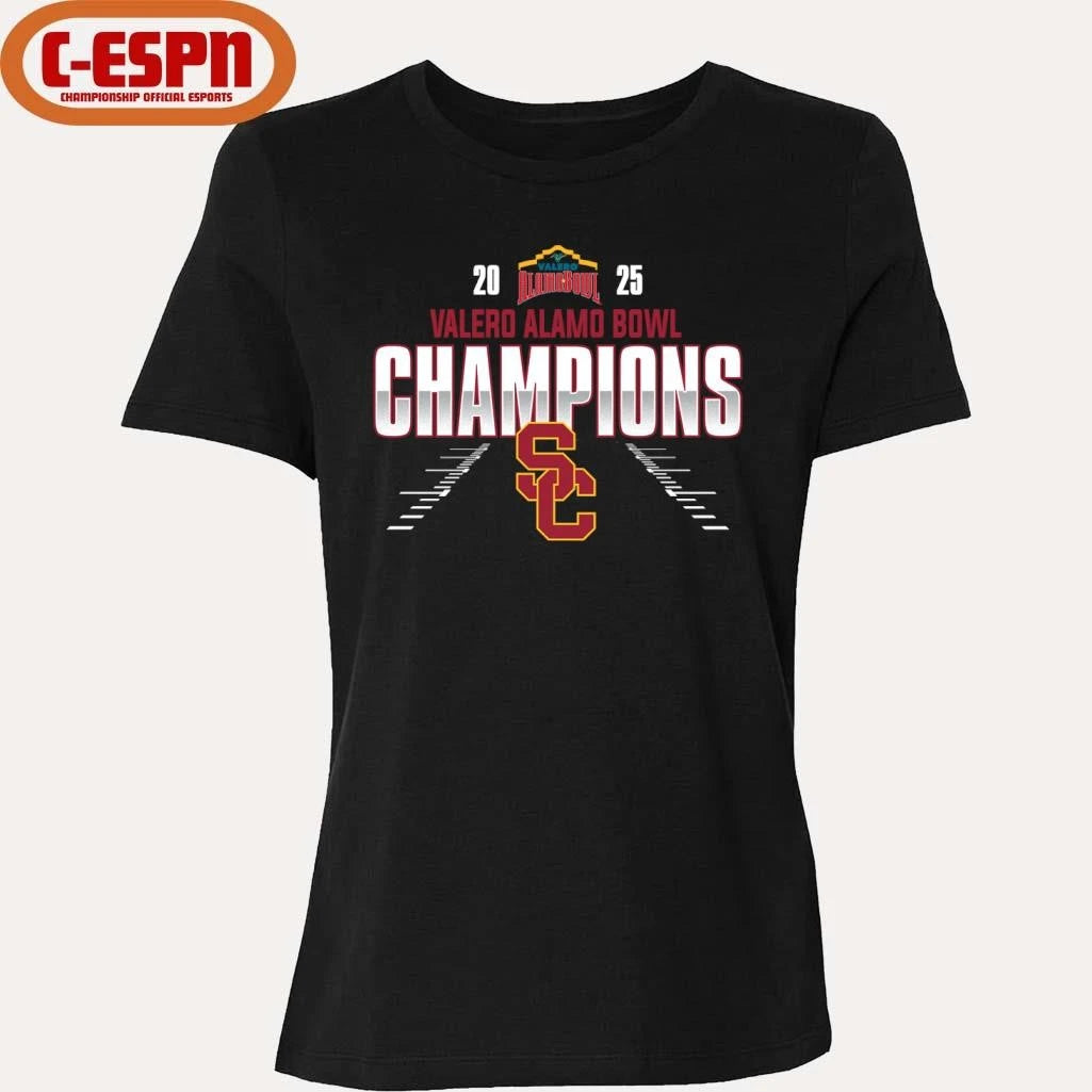Official USC Trojans Valero Alamo Bowl Champions T-Shirt