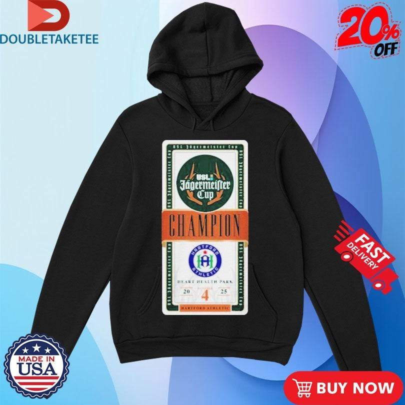 Official USL Jagermeister Cup Champions October 4 2025 Shirts