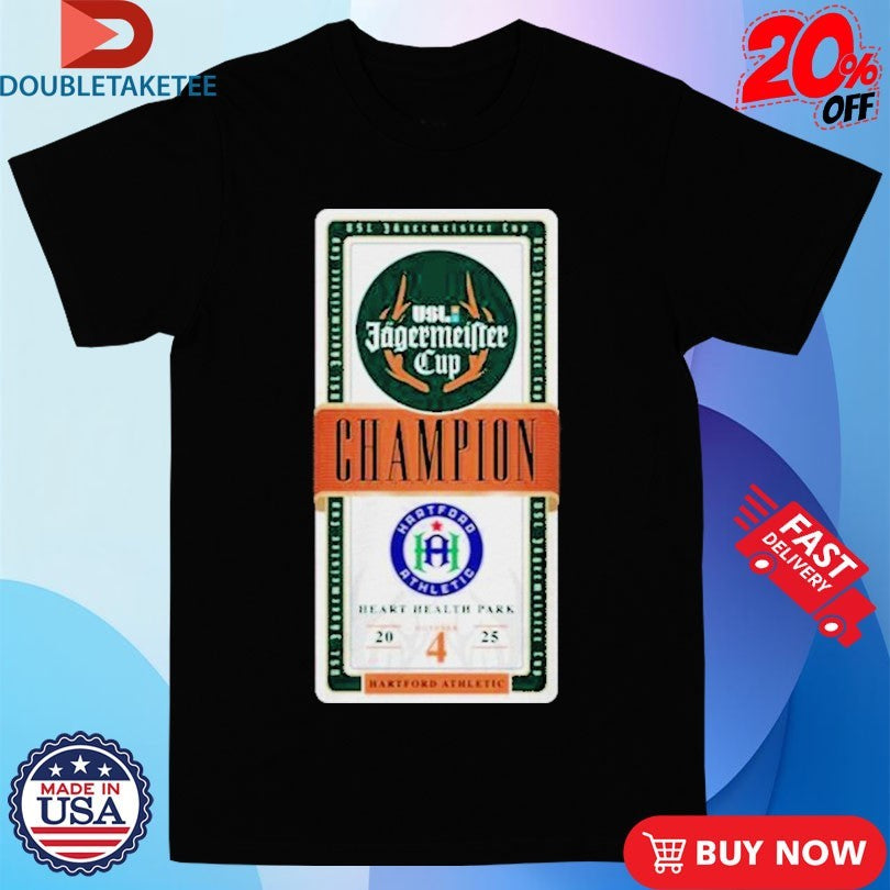 Official USL Jagermeister Cup Champions October 4 2025 Shirts