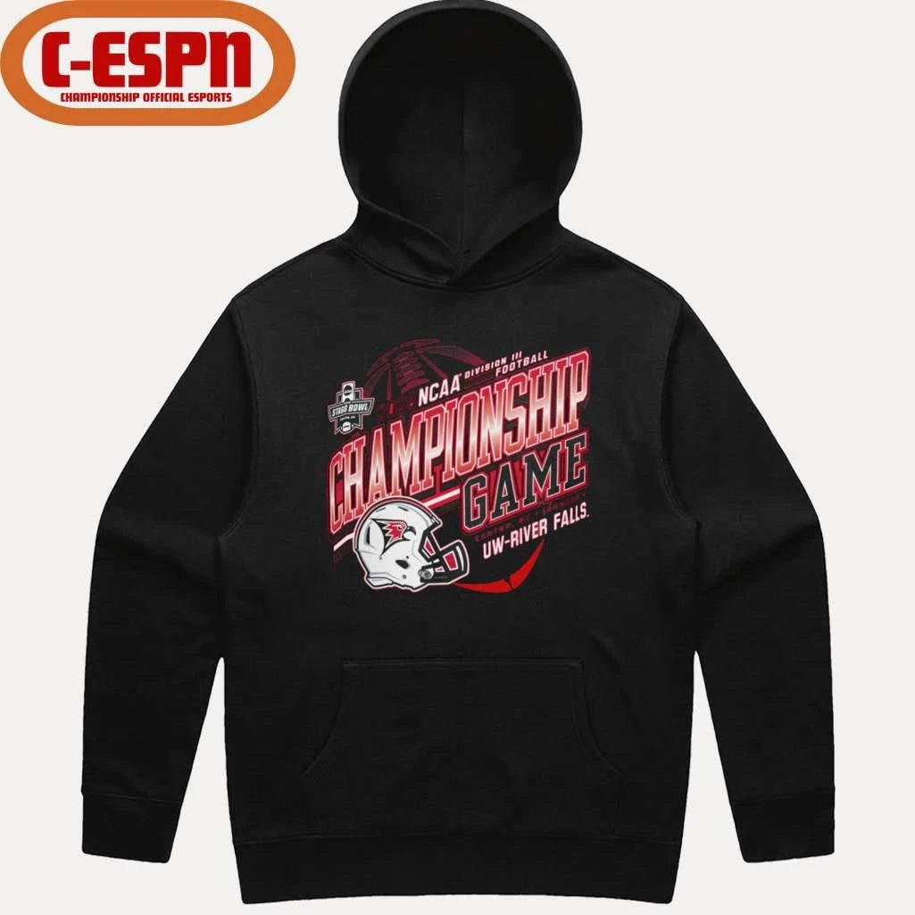 Official UW-River Falls Football 2026 NCAA Division III Championship Bound Shirt