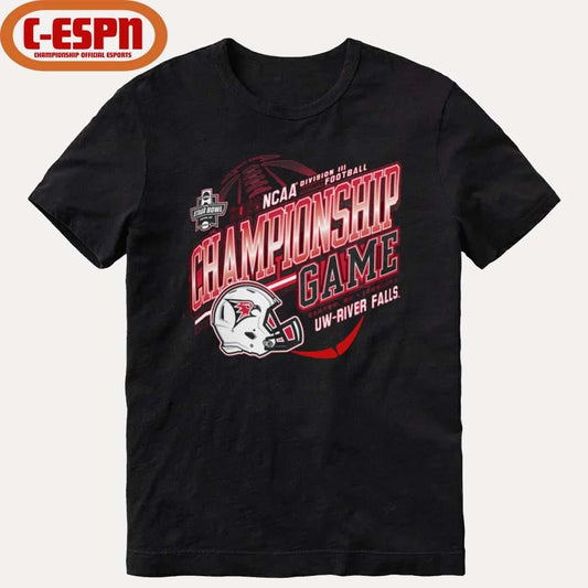 Official UW-River Falls Football 2026 NCAA Division III Championship Bound Shirt