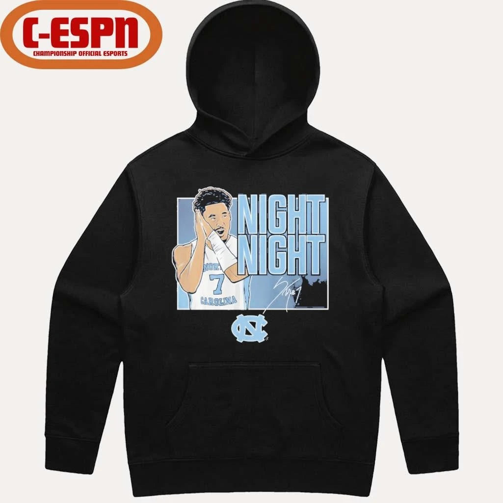Official Unc Tar Heels Basketball Seth Trimble Night Night Shirt