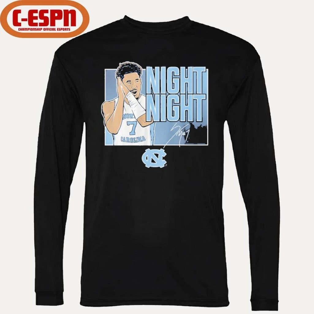 Official Unc Tar Heels Basketball Seth Trimble Night Night Shirt