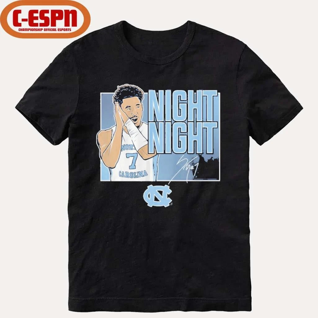 Official Unc Tar Heels Basketball Seth Trimble Night Night Shirt