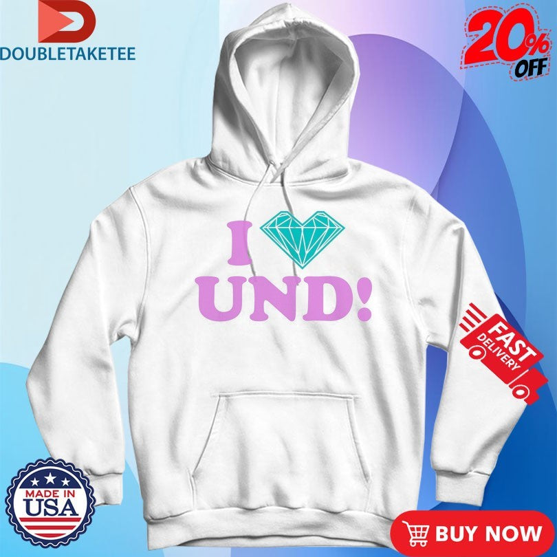 Official Undrafted I Love DMND Diamond Shirts