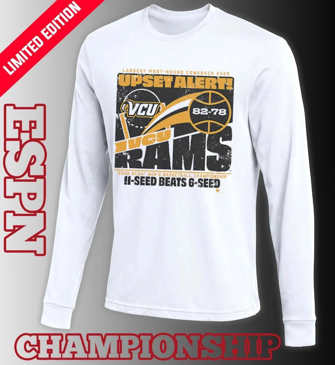 Official VCU Men’s Basketball 2026 March Madness Upset Alert Shirt