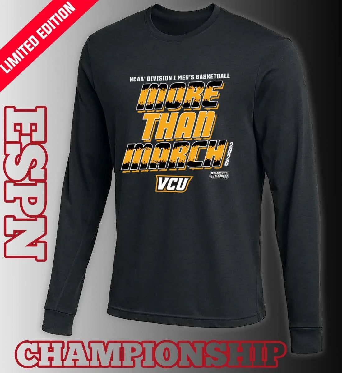 Official VCU Men’s Basketball More Than March 2026 Shirt